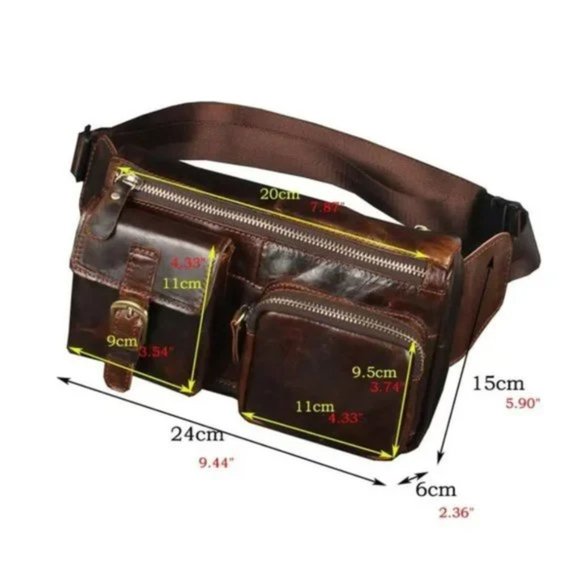 -New Fanny Pack, Waist Bag for Travel Outdoor Coffee - Picture 8 of 12